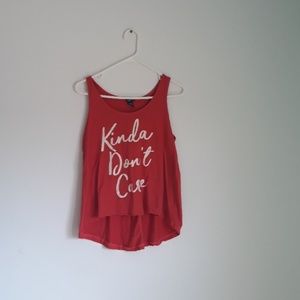 Kinda Don't Care Tank-Top